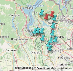 Mappa Via Alessandro Manzoni, 21029 Sesto Calende VA, Italia (11.96786)