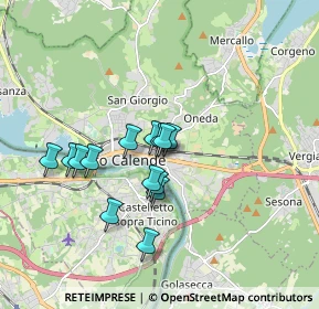 Mappa Via Alessandro Manzoni, 21029 Sesto Calende VA, Italia (1.37714)