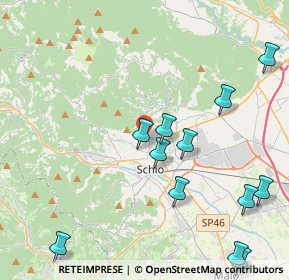 Mappa Via Monte Lozze, 36015 Schio VI, Italia (5.57143)