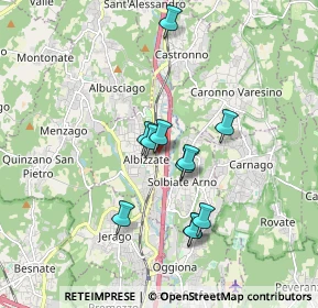 Mappa Via Luigi Cadorna, 21041 Albizzate VA, Italia (1.46273)