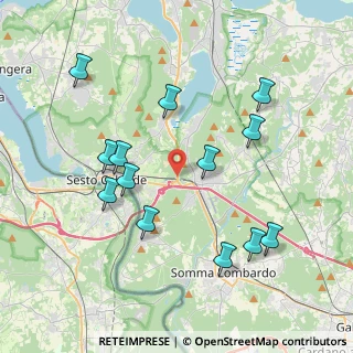 Mappa Via Milano, 21029 Vergiate VA, Italia (4.05385)