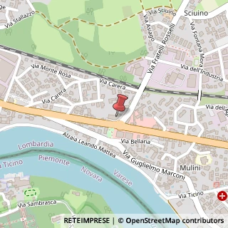 Mappa Via Rosselli, 11, 21018 Sesto Calende, Varese (Lombardia)