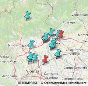 Mappa Via dell'Industria, 36060 Marostica VI, Italia (10.835)