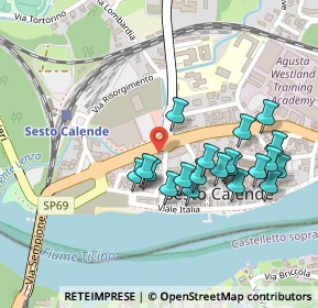 Mappa Piazza Aldo Moro, 21018 Sesto Calende VA, Italia (0.219)