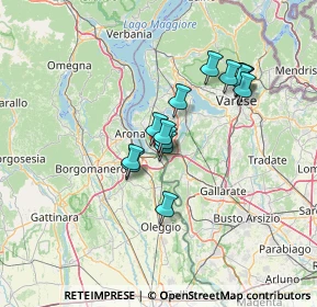 Mappa Piazza Aldo Moro, 21018 Sesto Calende VA, Italia (10.66714)