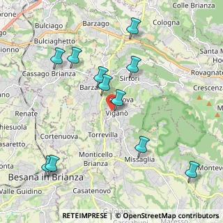 Mappa Via Giuseppe Mazzini, 23897 Viganò LC, Italia (2.20636)