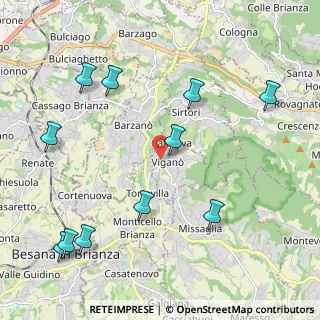 Mappa Via Giuseppe Mazzini, 23897 Viganò LC, Italia (2.53364)