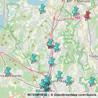 Mappa Via Bruni Carlo, 21041 Albizzate VA, Italia (6.607)