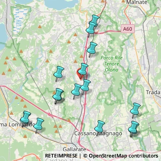Mappa Via Bruni Carlo, 21041 Albizzate VA, Italia (4.92313)