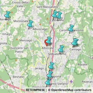 Mappa Via Bruni, 21041 Albizzate VA, Italia (2.47417)