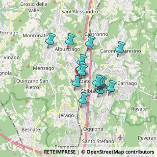 Mappa Via Bruni, 21041 Albizzate VA, Italia (1.28143)