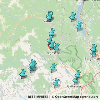 Mappa Via Ponte Di Agnona, 13011 Borgosesia VC, Italia (9.7935)