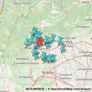 Mappa Via Ponti Alti, 36030 Zugliano VI, Italia (9.675)