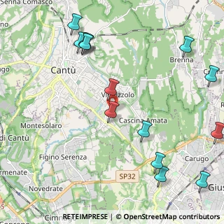 Mappa Via Segantini, 22063 Cantù CO, Italia (2.69643)