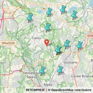 Mappa Via Segantini, 22063 Cantù CO, Italia (4.73636)