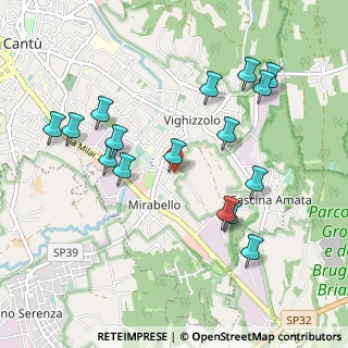 Mappa Via Segantini, 22063 Cantù CO, Italia (1.02688)