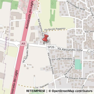 Mappa Via Puccini, 1, 22071 Limido Comasco, Como (Lombardia)