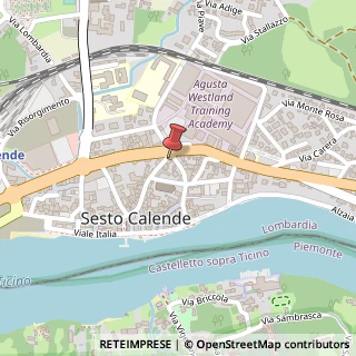 Mappa Via XX Settembre, 46, 21018 Sesto Calende, Varese (Lombardia)