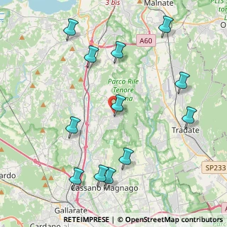 Mappa Via Giacomo Puccini, 21040 Carnago VA, Italia (4.8175)