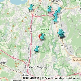 Mappa Via Giacomo Puccini, 21040 Carnago VA, Italia (4.3675)