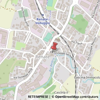 Mappa Via G. Garibaldi, 58, 20838 Renate, Monza e Brianza (Lombardia)