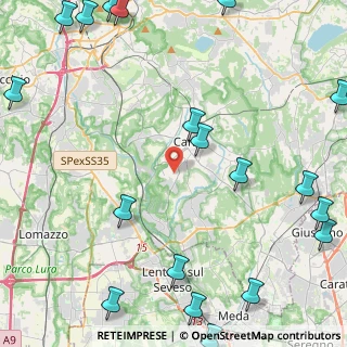 Mappa Via Per Montesolaro, 22060 Carimate CO, Italia (6.891)
