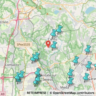 Mappa Via Per Montesolaro, 22060 Carimate CO, Italia (6.451)