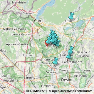 Mappa Via Per Montesolaro, 22063 Cantù CO, Italia (4.6325)