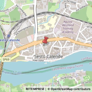 Mappa Via dell'Olmo, 26, 21018 Sesto Calende, Varese (Lombardia)