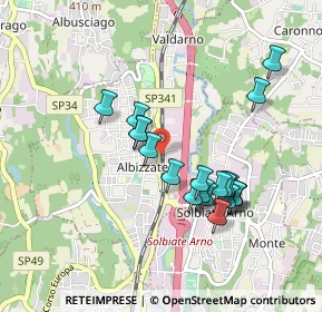 Mappa Via Giuseppe Mazzini, 21041 Albizzate VA, Italia (0.8325)
