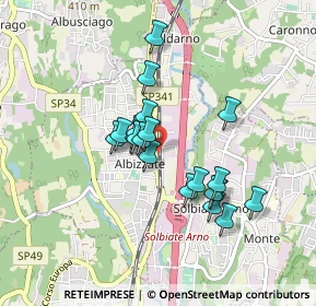 Mappa Via Giuseppe Mazzini, 21041 Albizzate VA, Italia (0.6965)