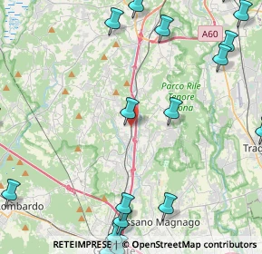 Mappa Via Giuseppe Mazzini, 21041 Albizzate VA, Italia (6.717)