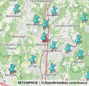 Mappa Via Giuseppe Mazzini, 21041 Albizzate VA, Italia (2.83882)