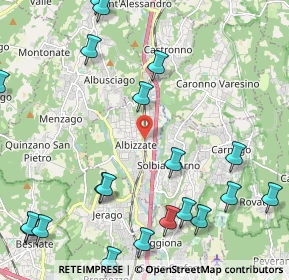 Mappa Via Giuseppe Mazzini, 21041 Albizzate VA, Italia (2.9025)