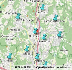 Mappa Via Giuseppe Mazzini, 21041 Albizzate VA, Italia (2.61)