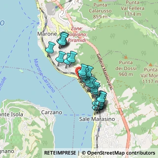 Mappa Via Dante Alighieri, 25057 Sale Marasino BS, Italia (0.73793)