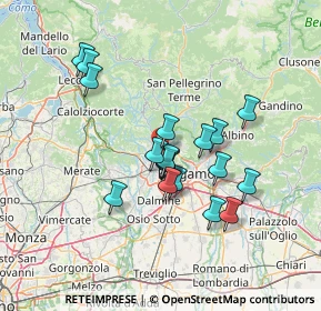 Mappa Via Aldo Moro, 24030 Valbrembo BG, Italia (11.845)