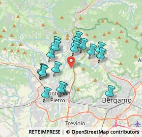 Mappa Via Aldo Moro, 24030 Valbrembo BG, Italia (2.94556)