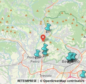 Mappa Via Aldo Moro, 24030 Valbrembo BG, Italia (5.66)