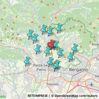 Mappa Via Aldo Moro, 24030 Valbrembo BG, Italia (2.70412)
