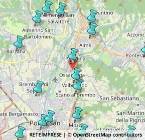 Mappa Via Aldo Moro, 24030 Valbrembo BG, Italia (2.95278)