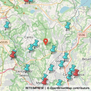 Mappa Via Monforte, 22063 Cantù CO, Italia (6.3305)