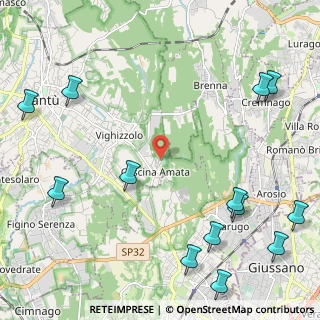 Mappa Via Monforte, 22063 Cantù CO, Italia (3.11154)