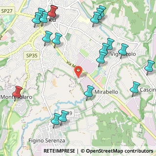 Mappa VIA DELLE BARAGGETTE, 22060 Figino Serenza CO, Italia (1.423)