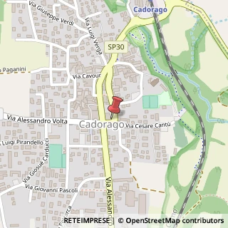 Mappa Via C. Cantù, 7, 22071 Cadorago, Como (Lombardia)