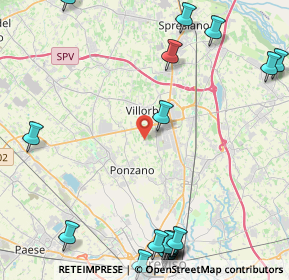 Mappa Italia, 31050 Ponzano Veneto TV, Italia (6.609)