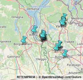 Mappa Via Cavour, 21018 Sesto Calende VA, Italia (10.8185)