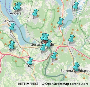 Mappa Via Cavour, 21018 Sesto Calende VA, Italia (4.65765)