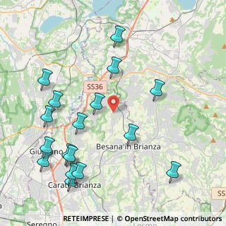 Mappa Via Battisti, 20838 Renate MB, Italia (4.94882)