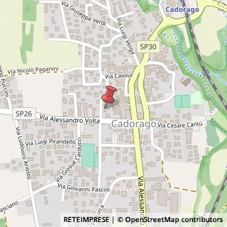 Mappa Via Montebello, 15, 22071 Cadorago, Como (Lombardia)